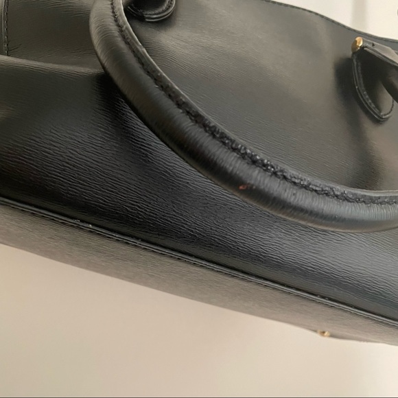 LAUREN RLL RALPH LAUREN black CROSSBODY / HAND LEATHER BAG. - Picture 10 of 13